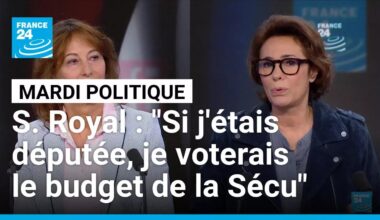 Ségolène Royal : "Si j'étais députée, je voterais pour le budget de la Sécurité sociale"
