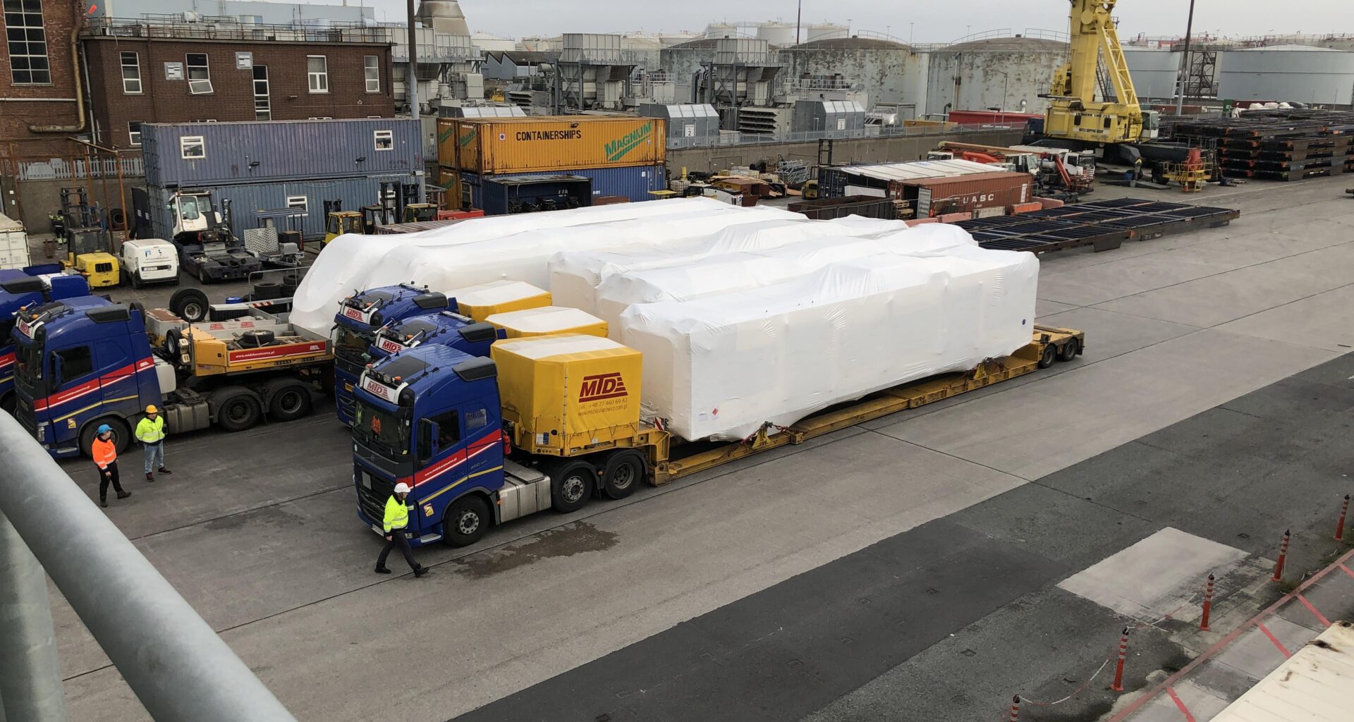 The latest of the new DART trains arrived into Dublin Port yesterday from Poland. Its not all bad news regarding public transport in Ireland!