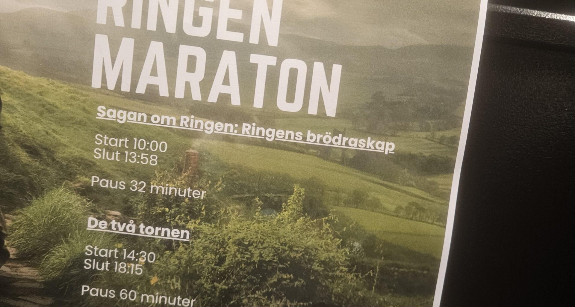 Idag är en lång, och bra, dag!