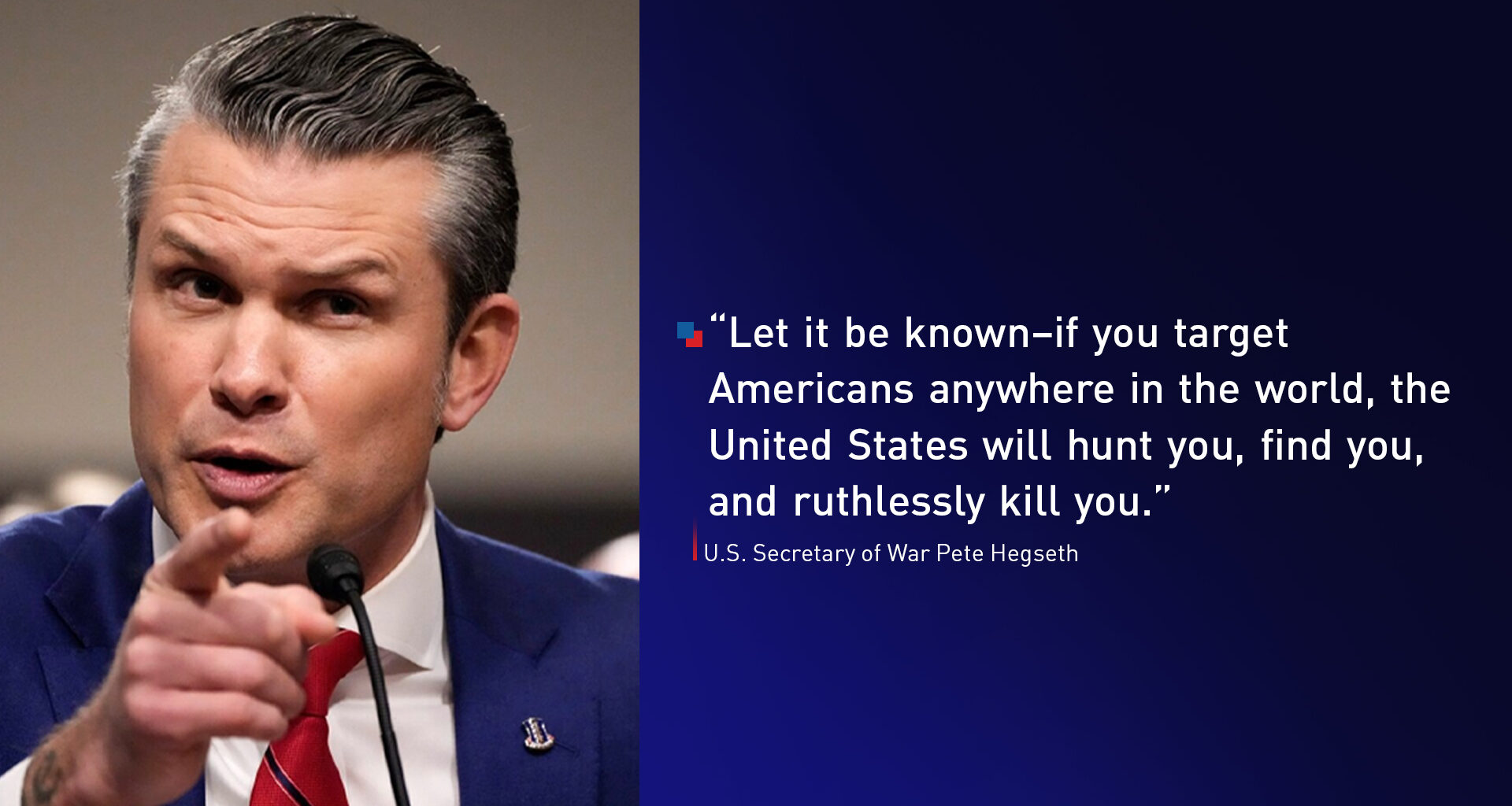 U.S. Secretary of War Hegseth Vows Retaliation After ISIS Ambush Kills Three Americans in Syria