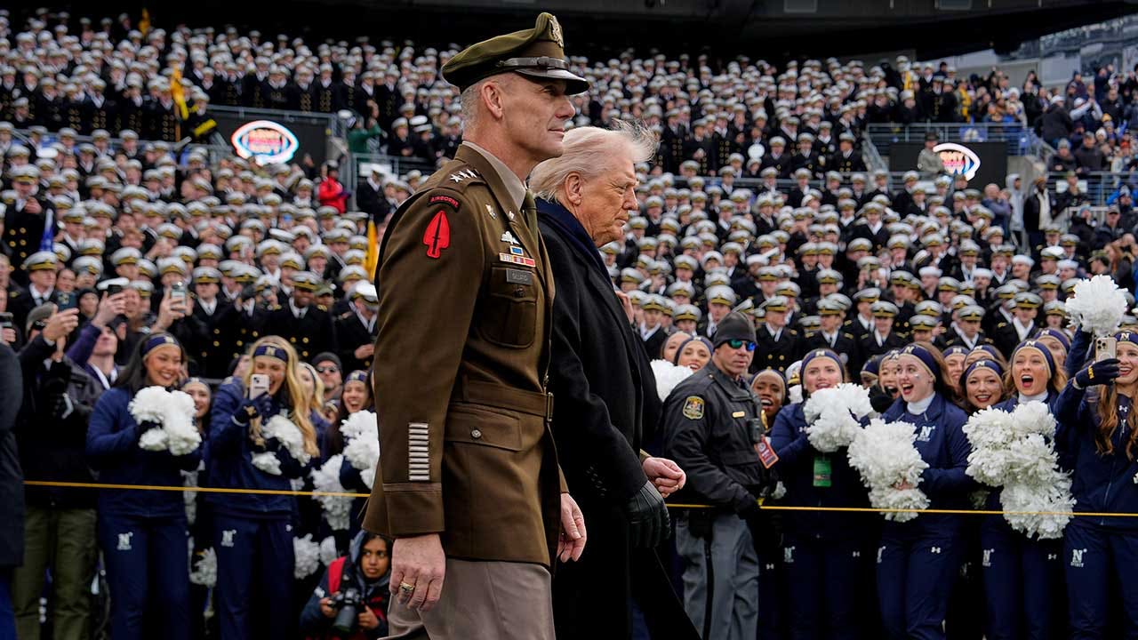 Trump arrives at Army-Navy game amid deadly Syria ambush on US troops