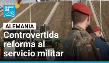 Reforma sobre el servicio militar suscita protestas en Alemania • FRANCE 24 Español