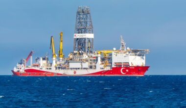 Yavuz drillship on the mediterranean sea in Mersin, Türkiye on 23 June, 2021. Accessed on 6 April, 2025. (Adobe Stock Photo)
