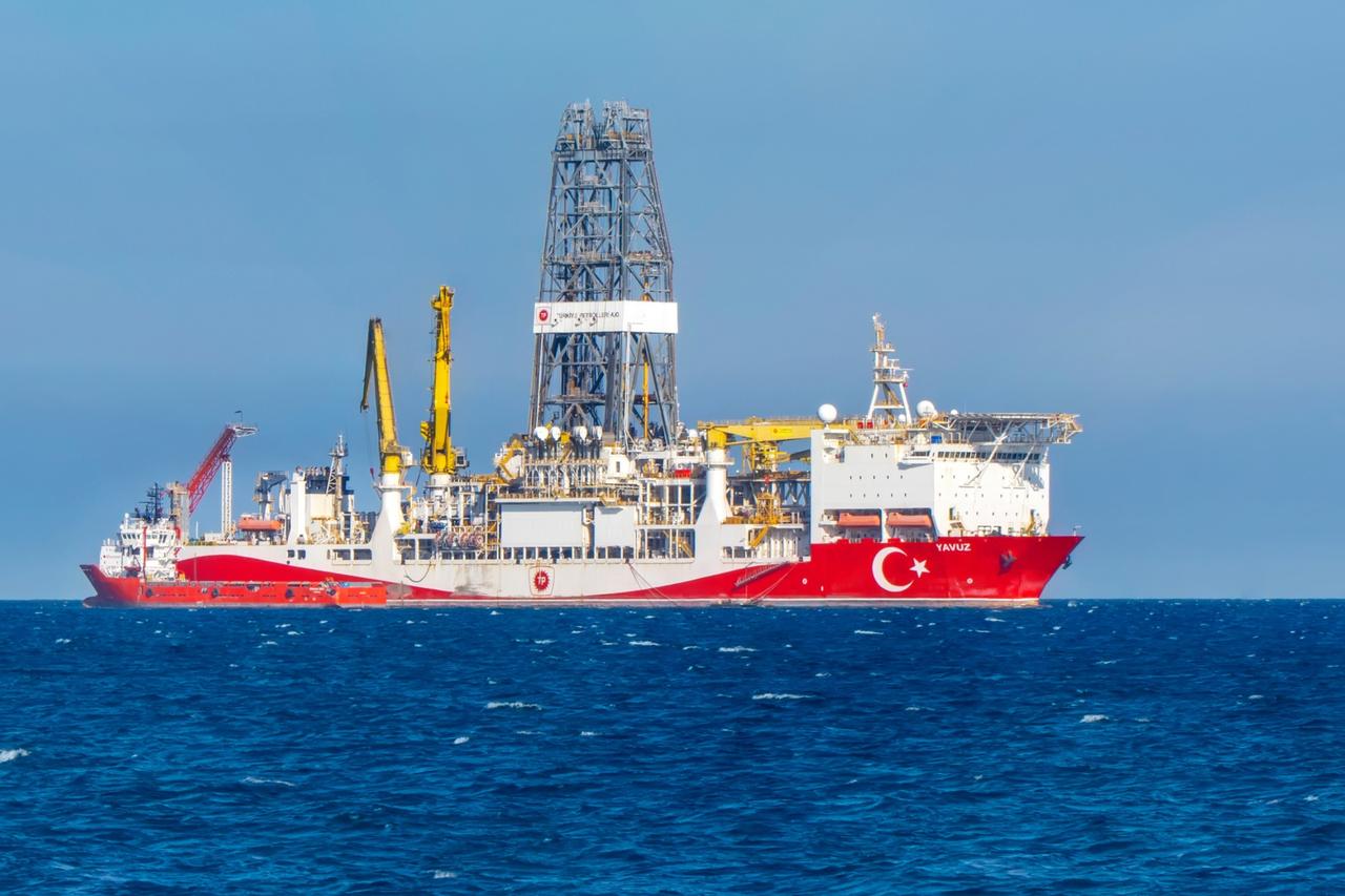 Yavuz drillship on the mediterranean sea in Mersin, Türkiye on 23 June, 2021. Accessed on 6 April, 2025. (Adobe Stock Photo)