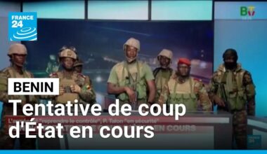 Tentative de coup d'État en cours au Bénin : des tirs entendus à Cotonou • FRANCE 24