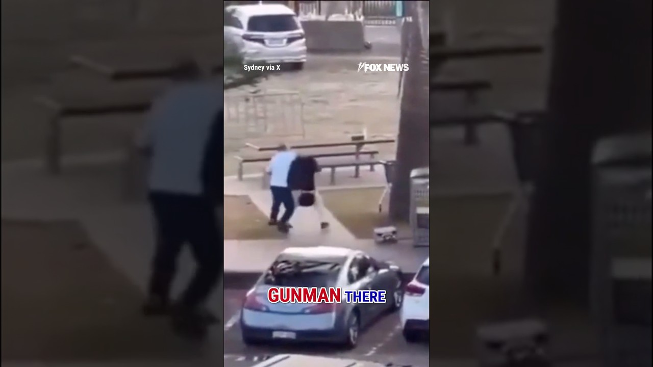 WATCH: Bystander TAKES OUT suspected shooter in Australia #shorts #foxnews #terror #breakingnews