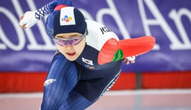 In this Imagn Images photo, Kim Min-sun of Korea competes in the women