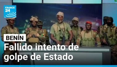 Fallido intento de golpe de Estado en Benín; presidente Talon se encuentra a salvo