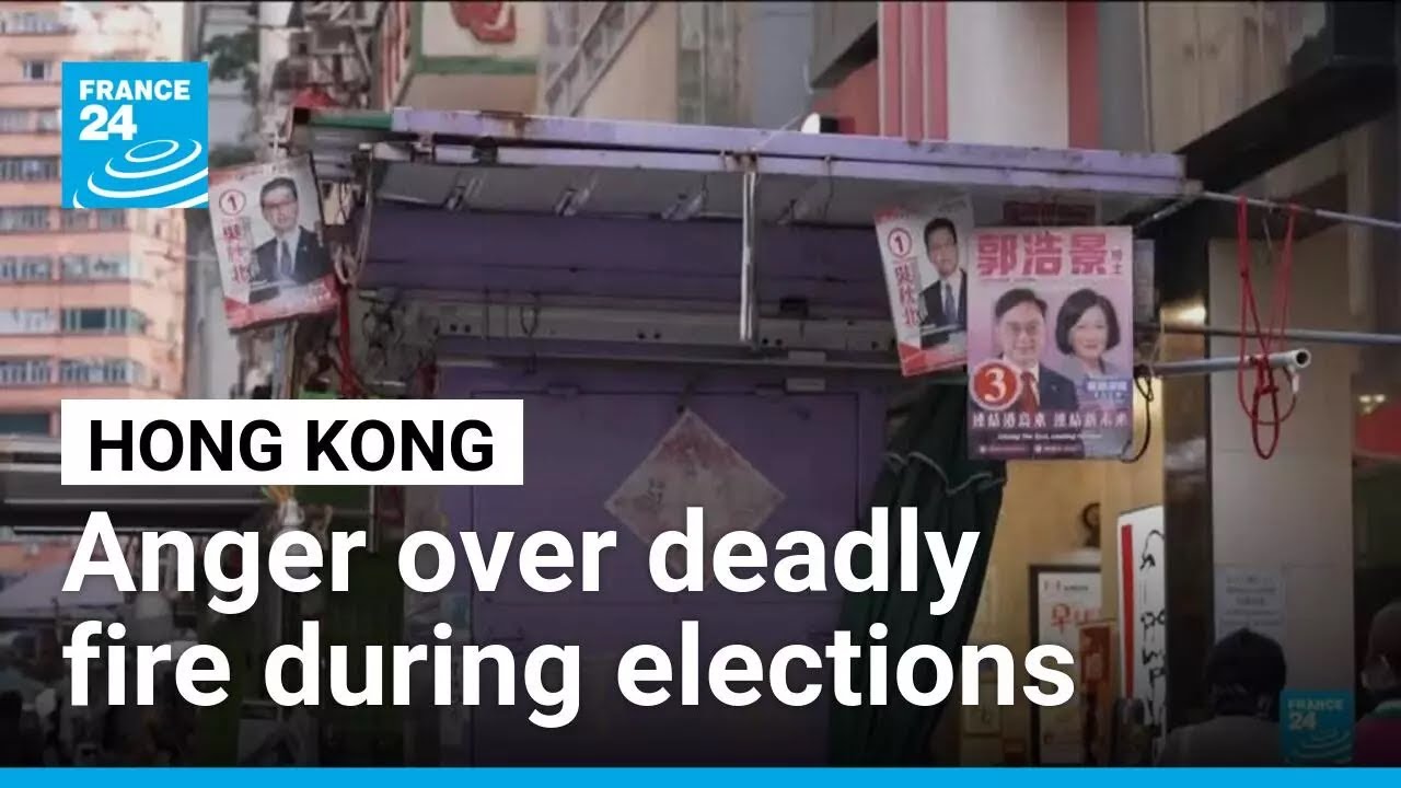 Hong Kong election: Turnout near record low amid anger over deadly fire • FRANCE 24 English