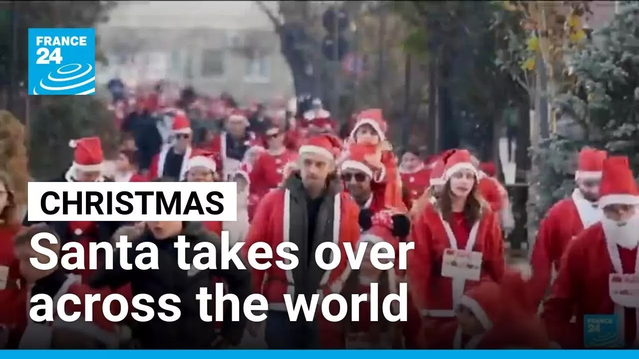 Santa events take place across the world ahead of Christmas • FRANCE 24 English