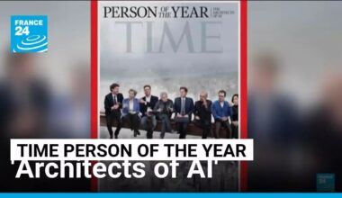 Time magazine names 'Architects of AI' as its person of the year for 2025 • FRANCE 24 English