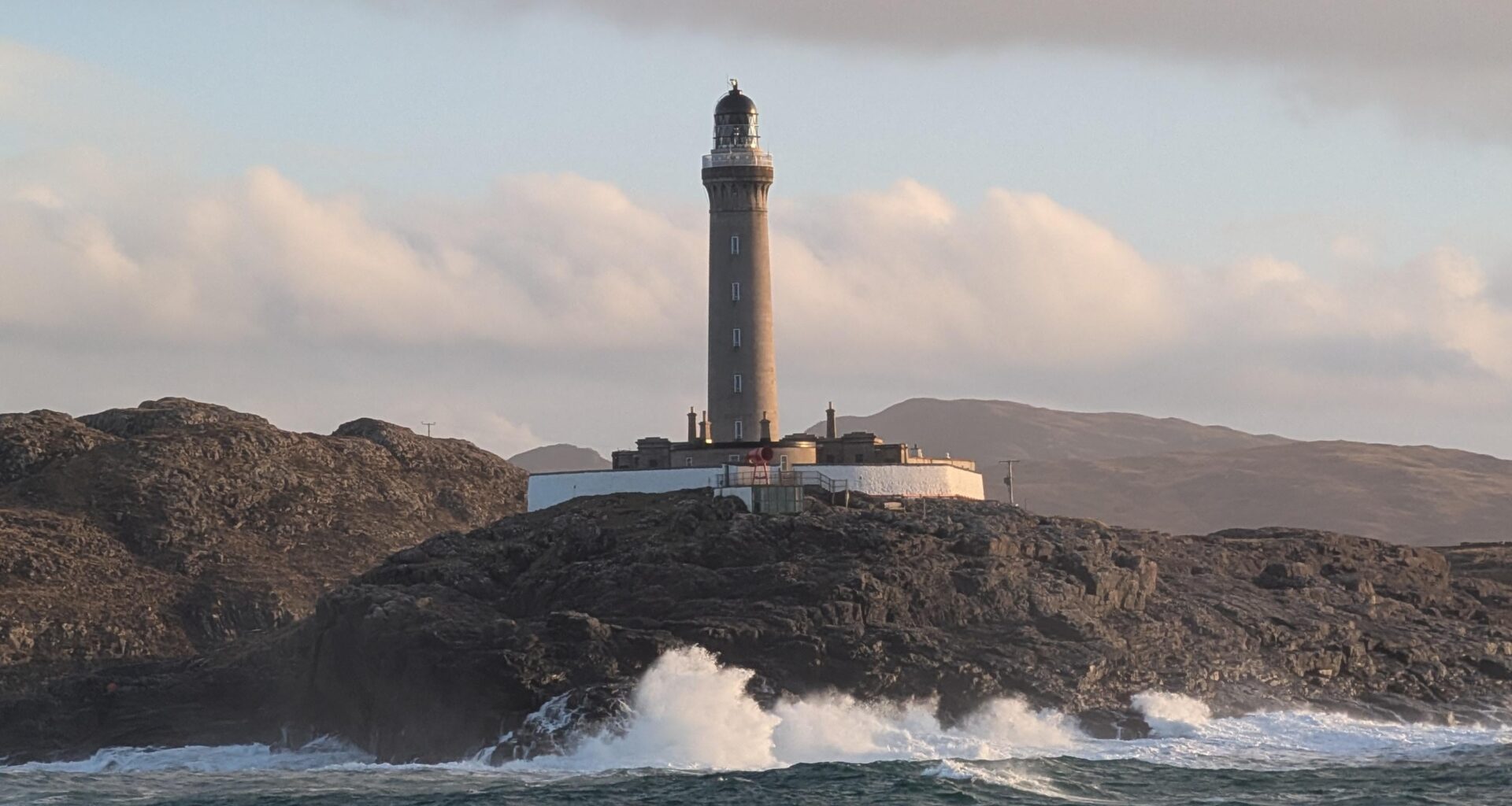 Ardnamurchan Lighthouse from the sea.