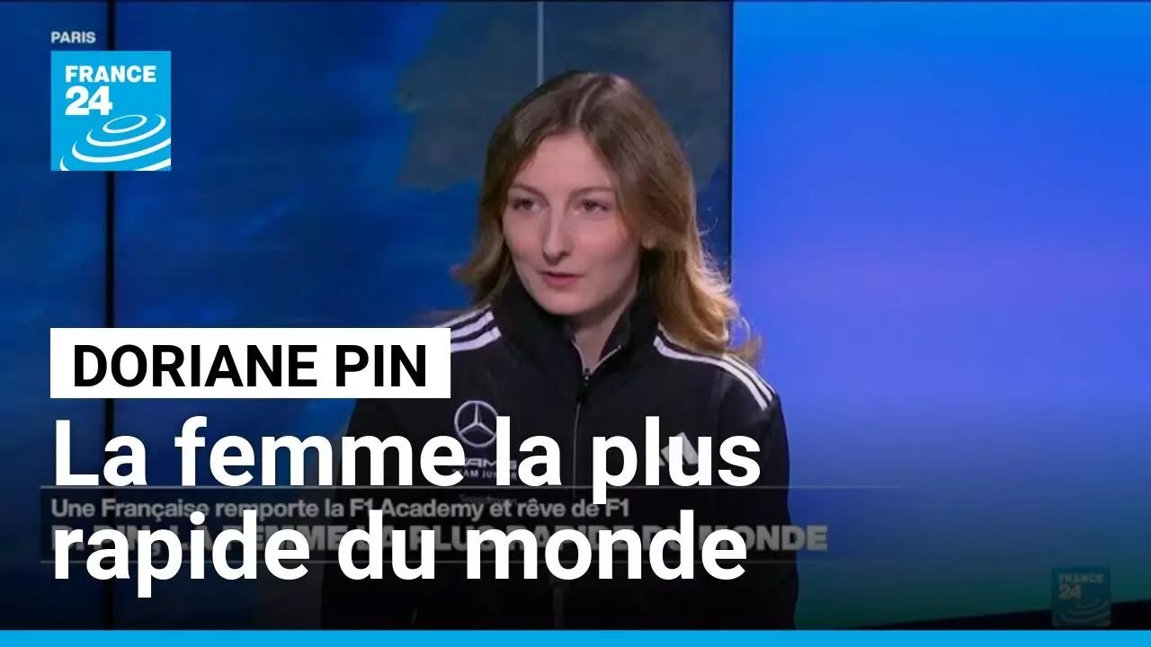 F1 Academy : Doriane Pin, la femme la plus rapide du monde • FRANCE 24