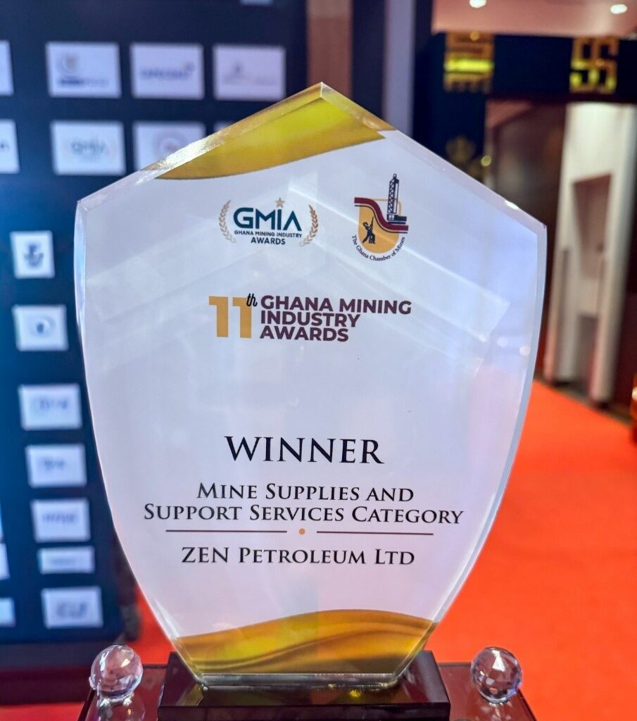 ZEN Petroleum wins best mining supplier at 11th GMI Awards