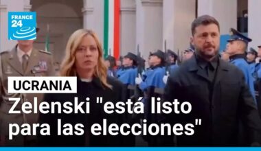 Zelenski afirma que "está listo para las elecciones" tras críticas de Trump