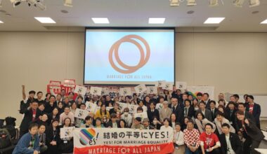 Picture from Marriage For All Japan event