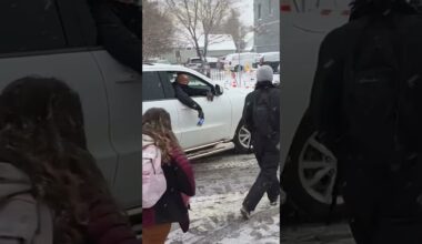 ICE Agent Laughs as Car Hits Protester During Tense Minneapolis Confrontation #shorts