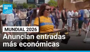 La FIFA anuncia entradas más económicas para el Mundial 2026 en medio de polémica por altos precios