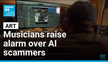Musicians raise alarm over AI scammers • FRANCE 24 English