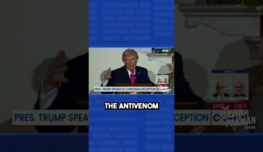 Trump’s snake rant leaves Christmas crowd stunned #shorts