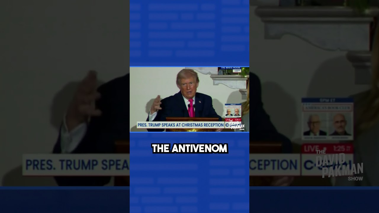 Trump’s snake rant leaves Christmas crowd stunned #shorts