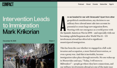 Intervention Leads to Immigration | Compact