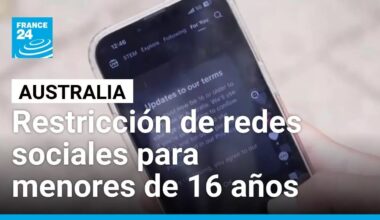 Australia: nuevos métodos para detectar menores de 16 años en redes sociales • FRANCE 24