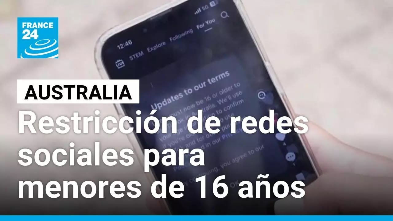Australia: nuevos métodos para detectar menores de 16 años en redes sociales • FRANCE 24