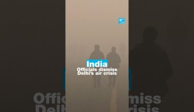 India: Officials dismiss Delhi’s air crisis • FRANCE 24 English