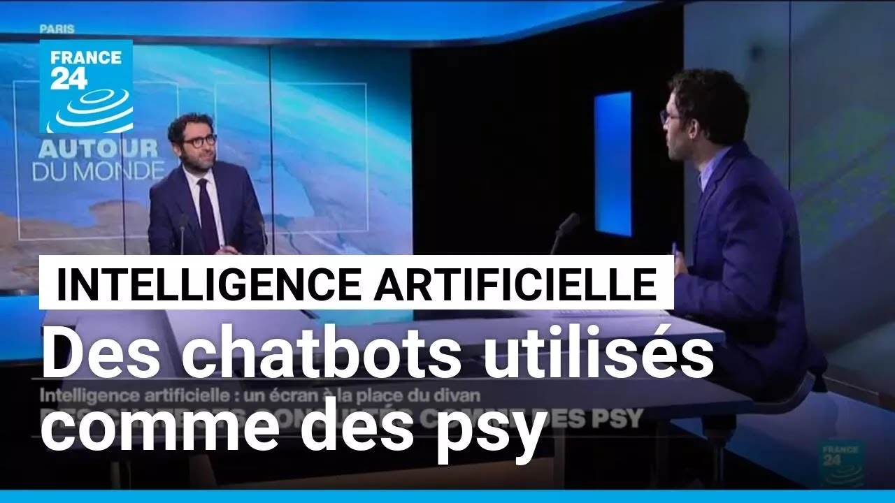 Intelligence artificielle : des chatbots consultés comme des psychologues • FRANCE 24