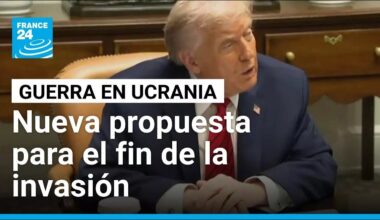 Guerra en Ucrania: Trump recibe contrapropuesta sobre concesiones territoriales