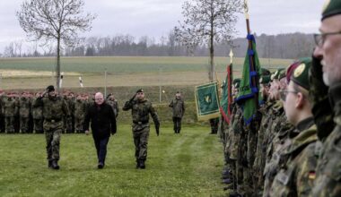 Das Jägerbataillon 1 übernimmt die Führung in Litauen