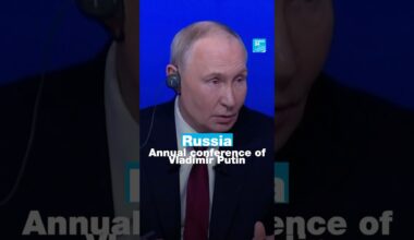 Russia: Annual conference of Vladimir Putin • FRANCE 24 English