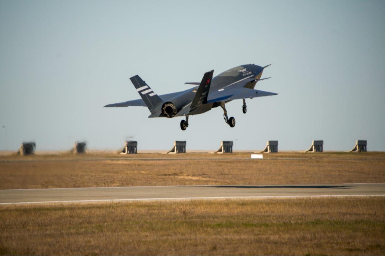 Bayraktar Kizilelma successfully completes another flight test on Oct. 8, 2025. (AA Photo)