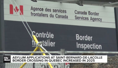 Major increase in asylum seekers at Quebec border crossing
