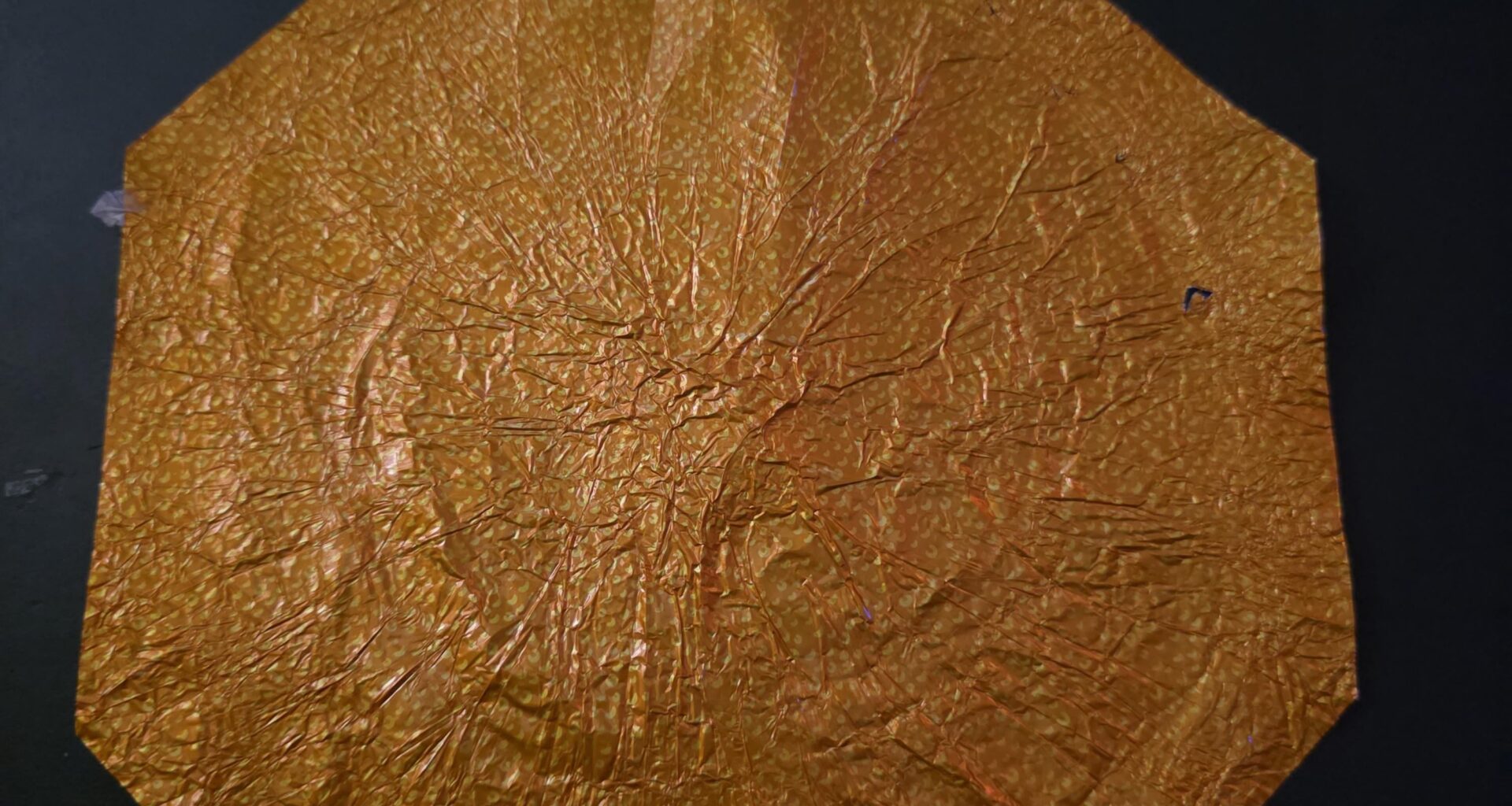 Today I learned, the chocoloate orange wrapper is an octagon.