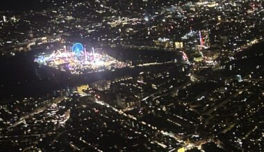 Winter wonderland from above really shows how big it is 😳
