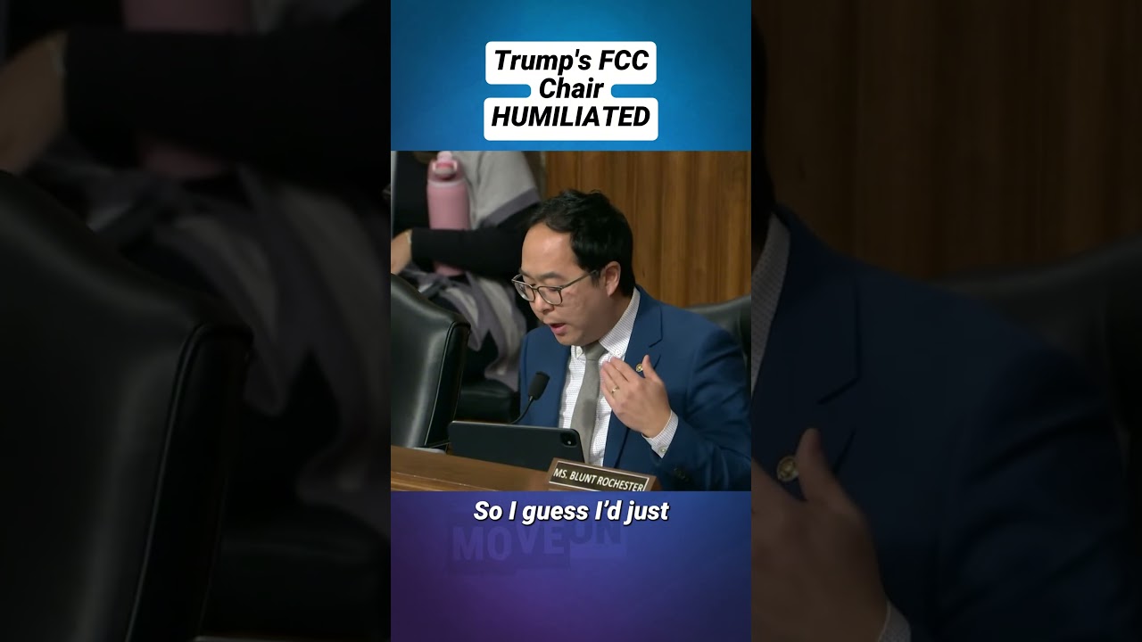 Top Dem HUMILIATES Trump's FCC Chair