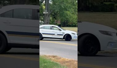 Driver speeds past school bus and meets instant karma