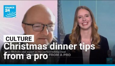 Three-Michelin-star expert gives Christmas dinner tips • FRANCE 24 English