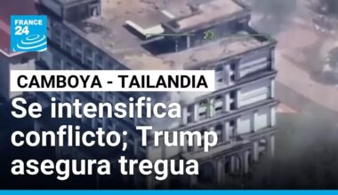 Camboya y Tailandia intensifican el conflicto mientras Trump asegura un "cese el fuego"
