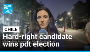 Lucia Cholakian reports from Santiago, Chile after hard-right candidate Kast wins election