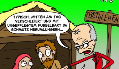 Das Stadtbild von Bethlehem