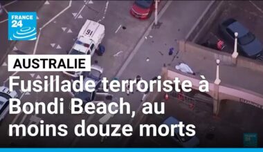 Fusillade terroriste à Bondi Beach, au moins douze morts • FRANCE 24