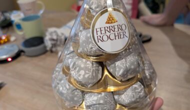 Wrapped Mum's Ferrero Rocher slightly differently this year