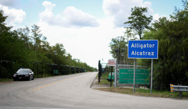 Alligator Alcatraz entrance