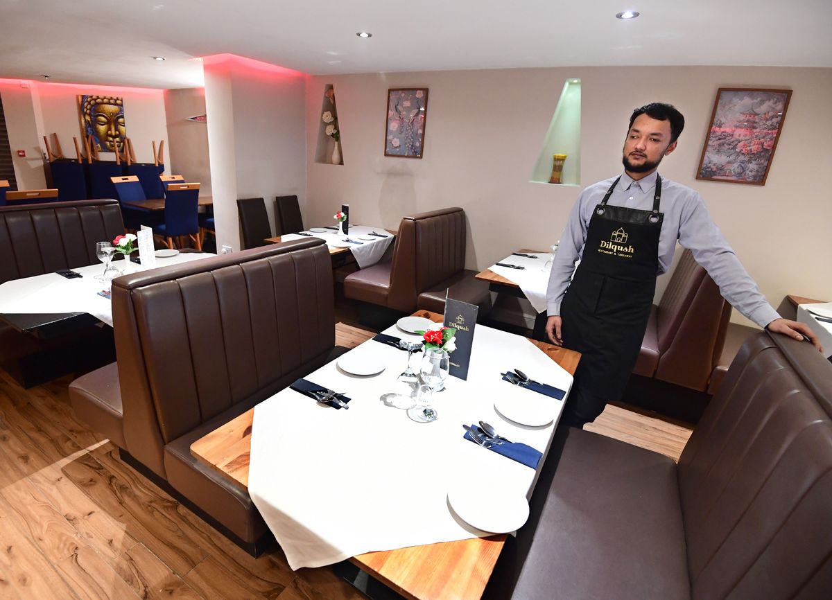 Shabz Miah from Dilqush Indian Restaurant & Takeaway, Birkenhead.