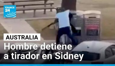 Australia: hombre arriesga su vida para detener a tirador en playa de Bondi