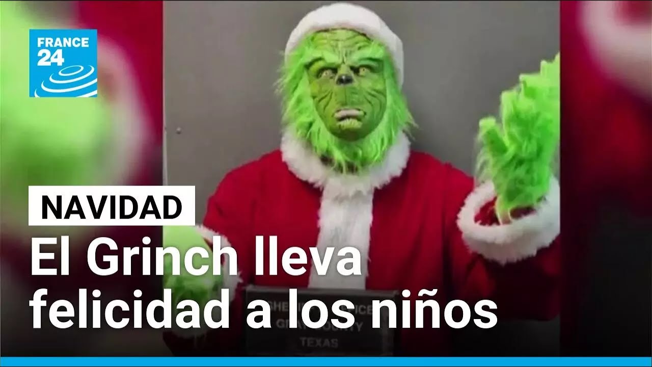Robar regalos y campañas de conciencia: el Grinch alegra la Navidad de los niños • FRANCE 24