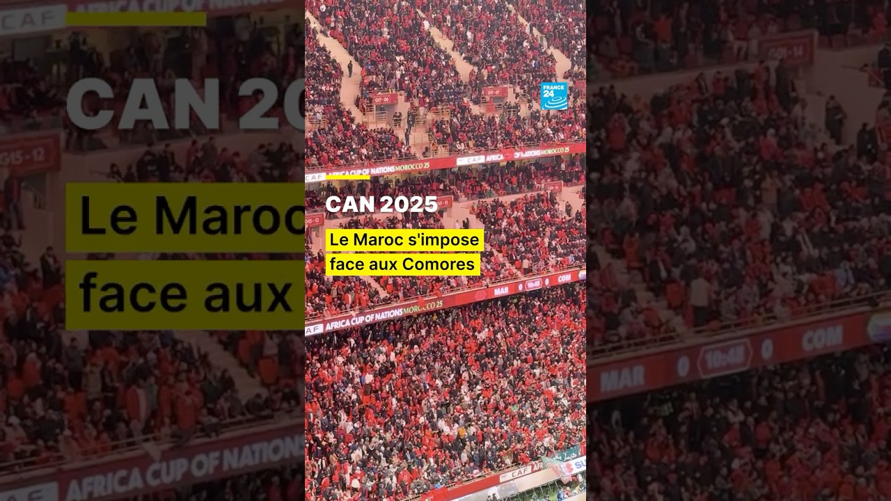 Le Maroc s'impose face aux Comores (2-0) • FRANCE 24